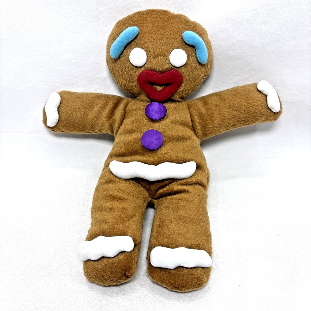Shrek The Musical Gingy The Gingerbread Man Puppet 13" Plush Dreamworks 2010